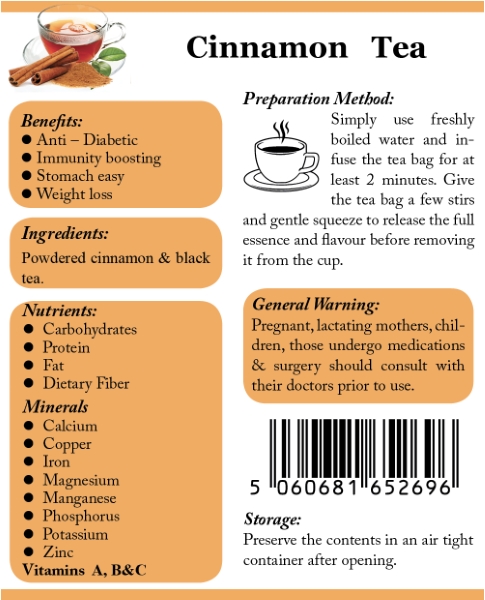 Product Details: CINNAMON TEA