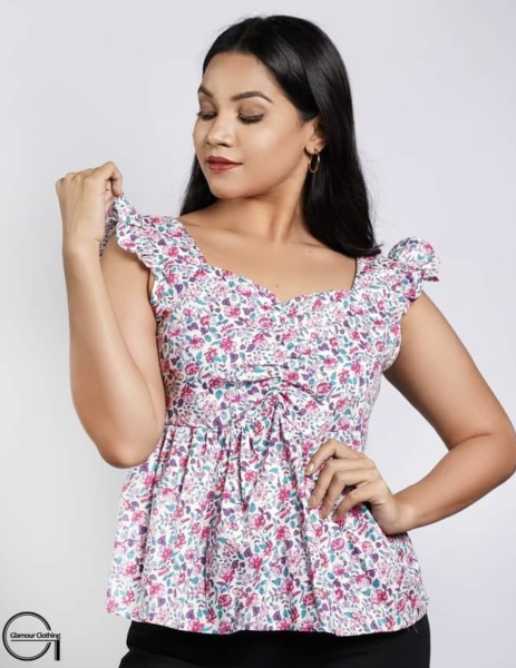 Flowral Top Product Details: Floral Casual Top