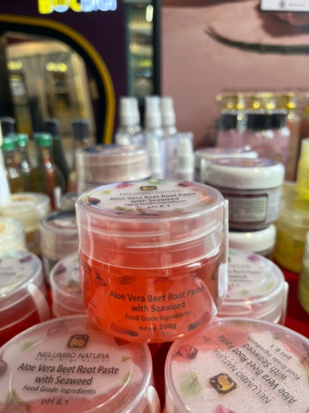 Product Details: Aloe vera beet root paste with seaweed
