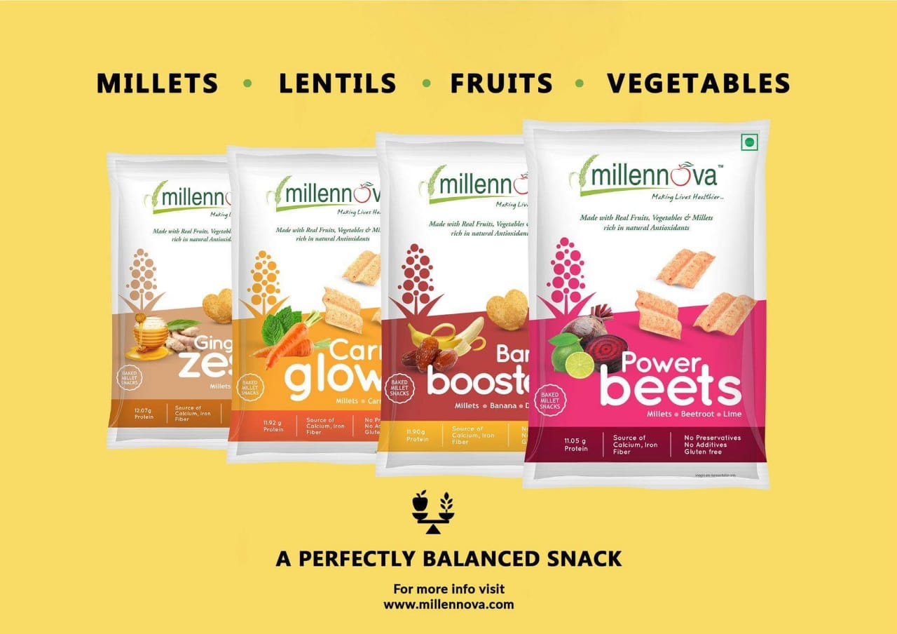 Product Details Millennova Multi Millet Nutritious snacks