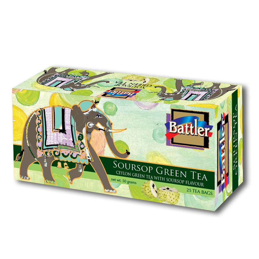 Product Details: Battler - Tea bags - Ceylon Green Tea with Soursop FOB ...